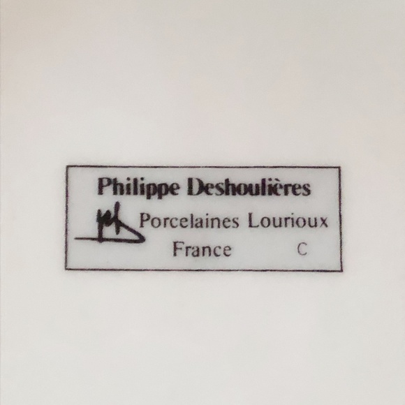 5 VTG Philippe Deshoulieres Canape Appetizer Fruit Plates Lourioux France 5.75" - Picture 10 of 11